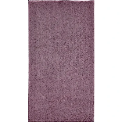 Abbildung von andiamo Teppich Arezzo waschbar Wohnzimmer Esszimmer pflegeleichter eleganter gemütlicher Wohnzimmerteppich Fellteppich einfarbig 80 x 200 cm Lavendel