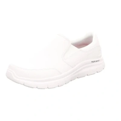 Abbildung von Skechers Herren Flex Advantage Sr Bronwood Küchenschuhe, White Leather, 42 EU