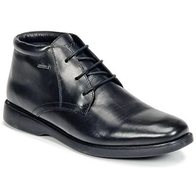 Abbildung von Geox U Brayden Schnürstiefelette, Herren, Größe: 46, Black Schuhe