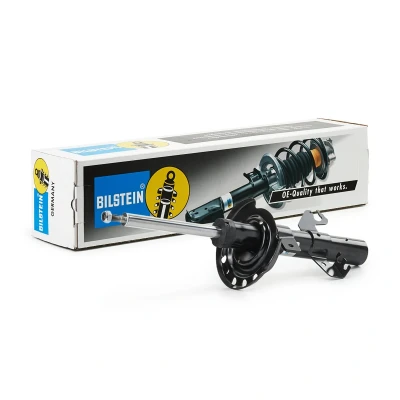 Abbildung von BILSTEIN B4 OE Replacement 22 195302 Stoßdämpfer Vorderachse links Gasdruck Zweirohr Federbein unten Platte, oben Stift