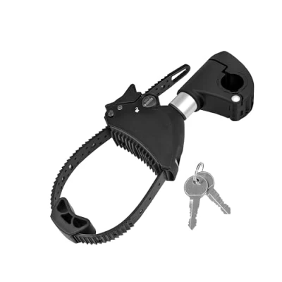 Abbildung von Strap Rahmenhalter kurz Ø 25+30mm, Schwarz/Silber