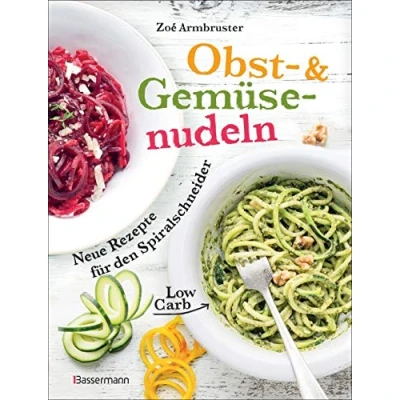 Abbildung von Obst und Gemüsenudeln: Neue Rezepte für den Spiralschneider