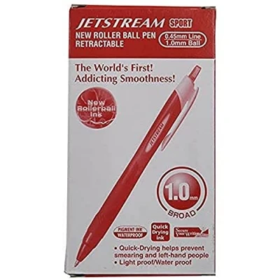 Abbildung von TINTENROLLER UNI BALL JETSTREAM 1 MM ROT