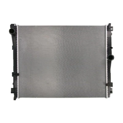Abbildung von NISSENS 606783 Kühler, Motorkühlung Aluminium 615mm 499mm 32mm ohne Dichtung Ausgleichsbehälter, Rahmen Kühlrippen gelötet