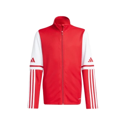 Abbildung von adidas Performance Squadra Trainingsjacke für Kinder, Größe: 164, Rotweiss
