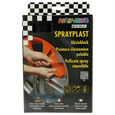 Abbildung von DUPLI COLOR 388101 Set Sprayplast schwarz matt 2x400 ml