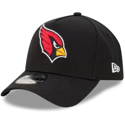 Abbildung von New Era Arizona Cardinals NFL Evergreen Schwarz Verstellbare 9Forty A Frame Cap One Size