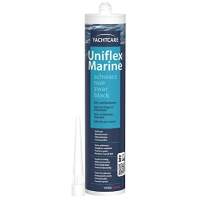 Abbildung von Yachtcare Uniflex Marine 310ml schwarz Dauerelastische Kleb und Dichtmasse für Boot &amp; Caravan