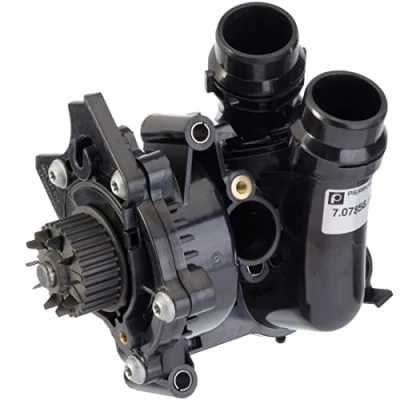 Abbildung von PIERBURG 7.07856.08.0 Wasserpumpe mit Temperaturgeber, Dichtung Thermostat, Kühlmittelregler mechanisch AUDI: A4 B8 Avant, Saloon