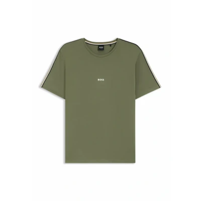 Abbildung von BOSS Unique Nachtwäsche Shirt, Herren, Größe: Small, Open green nine