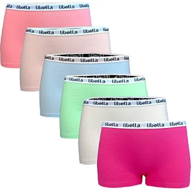 Abbildung von Libella® Panties Boxershorts Damen 6er Pack Hipsters Unterhose Unterwäsche Set Baumwolle 3429UN3 XL 6