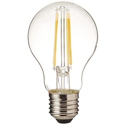 Abbildung von BELLALUX LED Lampe, Sockel E27, Kaltweiß (4000K), Klares Filament, Birnenform, Ersatz für herkömmliche 75W Glühbirne, 1er Pack