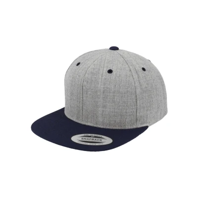 Abbildung von Flexfit Classic Snapback 2TONE Cap, Größe: One Size, Light grey/dark blue