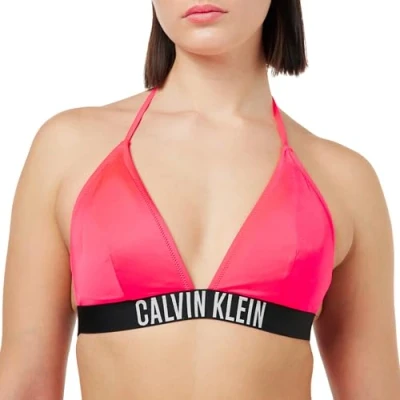 Abbildung von Calvin Klein Swimwear Triangle Bikinitop, Damen, Größe: XL, Signal red