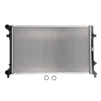 Abbildung von NISSENS 65277A Kühler, Motorkühlung Aluminium 648 399 26 Kühlrippen gelötet VOLKSWAGEN: Golf 5, Touran I, Plus / Crossgolf, AUDI: A3 Sportback