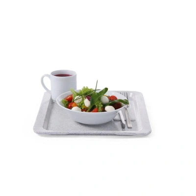 Abbildung von HENDI Serviertablett GN 1/2 rechteckig 26,5 x 32,5 cm stapelbar