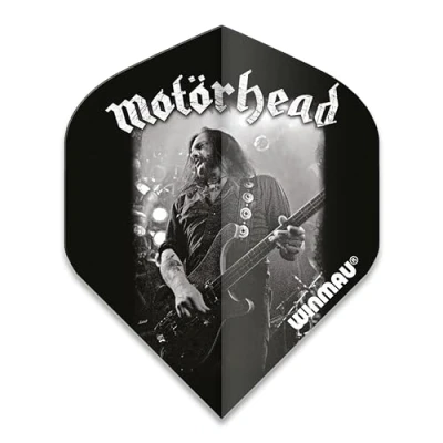 Abbildung von WINMAU Rock Legends Motorhead Lemmy Rhino Extra Thick Dart Flights 1 Satz pro Packung (Insgesamt 3 Flüge)