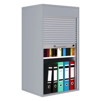Abbildung von VCM Aktenschrank "Holz Büroschrank Rollladen Aktos L" 1 Stk. tlg.