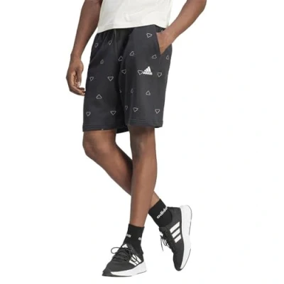 Abbildung von adidas Herren Seasonal Essentials Monogram Graphic Shorts, Black, XS