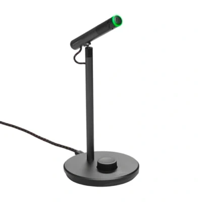 Abbildung von JBL Quantum Stream Talk USB Mikrofon mit einfachem Kondensator und super kardioidem Aufnahmemuster für Streaming, Aufnahmen Gaming Schwarz