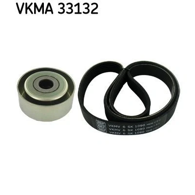 Abbildung von SKF VKMA 33132 Keilrippenriemensatz CITROËN: C3 I Hatchback, II, C4 Coupe, PEUGEOT: 207 SW, CC