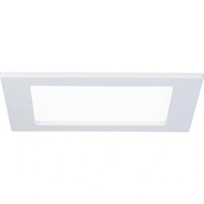 Abbildung von Paulmann 92065 LED Einbaupanel eckig Deckenleuchte 12W Licht 4000K Neutralweiß Panel Weiß IP44 spritzwassergeschützt inklusive Leuchtmittel