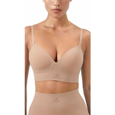 Abbildung von adidas Sportswear Active Seamless Micro Stretch Triangel BH, Damen, Größe: Small, Black