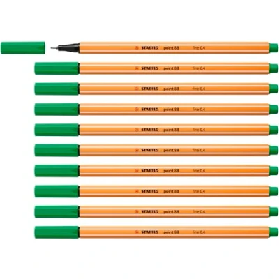 Abbildung von STABILO Fineliner point 88 10er Pack minzgrün