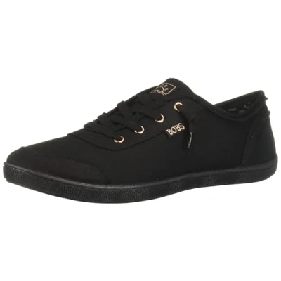 Abbildung von Skechers Damen Bobs B Cute Sneaker, Schwarz/Schwarz, 37.5 EU Weit