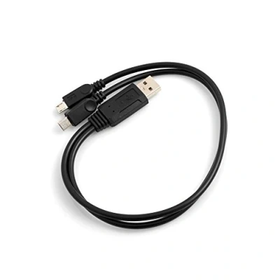 Abbildung von System S Y Kabel USB 2.0 Typ A Splitter auf 2X Micro 39 cm Datenkabel Ladekabel