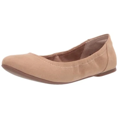 Abbildung von Amazon Essentials Damen Belice Ballerinas, Bräunen Mikro Wildleder, 38 EU