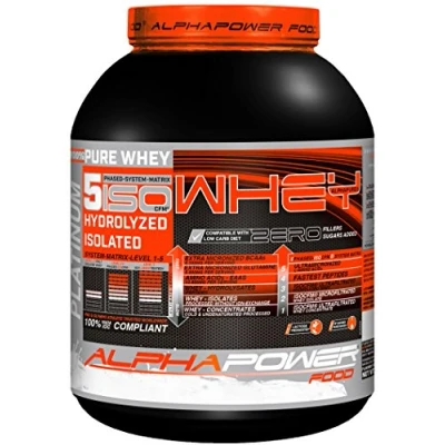 Abbildung von ALPHAPOWER FOOD CFM Whey Isolate Protein Pulver I Eiweißpulver, Eiweiss Shake 2kg Schweizer Schoko IsoWhey, Molkenproteinisolat