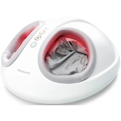Abbildung von medisana FM 888 Shiatsu Fußmassagegerät, elektrisch, Rotlichtfunktion, Wärmefunktion, 2 Geschwindigkeiten, und Kompressionsmassage für Füße Fußsohle