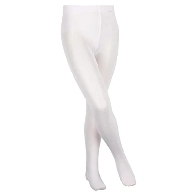 Abbildung von Falke Romantic DOT Strumpfhose für Kinder, Größe: 134/146, Weiß white