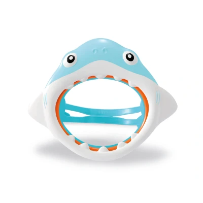 Abbildung von Intex Gioventù Unisex 55915 Maschera subacquea, Grigio/Rosso, Taglia unica