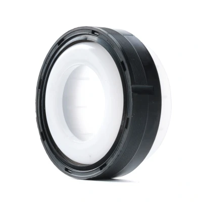 Abbildung von ELRING 257.400 Kurbelwellendichtring mit Montagehülse PTFE (Polytetrafluorethylen)/ACM (Polyacryl Kautschuk) BMW: 3 Saloon, Touring, 5 Saloon