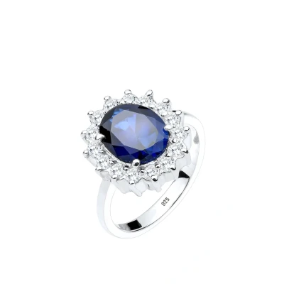 Abbildung von Elli Antique Statement Ring, Damen, Größe: 54, Blau