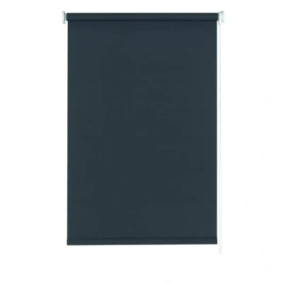 Abbildung von GARDINIA Seitenzug Rollo für Fenster, Lichtundurchlässig, Blendschutz, Montage mit Bohren, Verdunkelung, Grau, 120 x 180 cm (BxH)