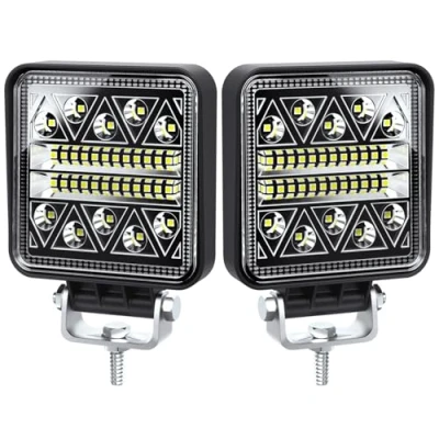 Abbildung von antom led Arbeitsscheinwerfer 2Pcs scheinwerfer 12v 24V Traktor 102W zusatzscheinwerfer für Bagger Traktoren Schlepper Gabelstapler ATV Lkw offroad (4x4)