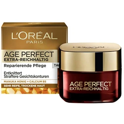Abbildung von L&#039;Oréal Paris Skin AAGE Perfect Extrarich Manuka DAY Cream 50ML Gesichtscreme, Damen, Größe: 50 ml,