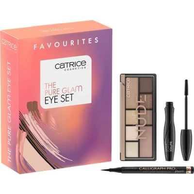 Abbildung von Catrice The Pure Glam Eye Set, Wimperntusche, Mehrfarbig, acetonfrei, vegan, ohne Mikroplastikpartikel, Alkohol, 1er Pack (3pcs)