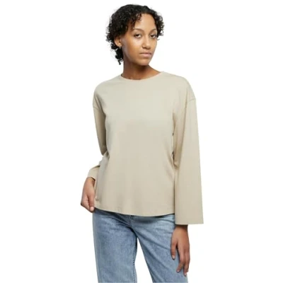 Abbildung von Urban Classics Langarmshirt, Damen, Größe: 4XL, Wetsand