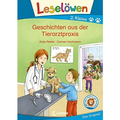 Abbildung von Leselöwen 2. Klasse Geschichten aus der Tierarztpraxis: Erstlesebuch, Tierbuch für Kinder ab 7 Jahre