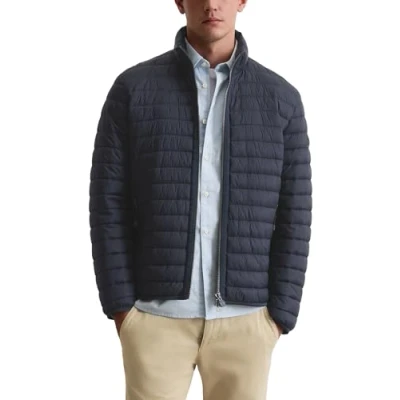 Abbildung von Marc O&#039;Polo Stehkragenstepp MIT Wattierung VON Unifi Repreve Winterjacke, Herren, Größe: Small, Dark navy