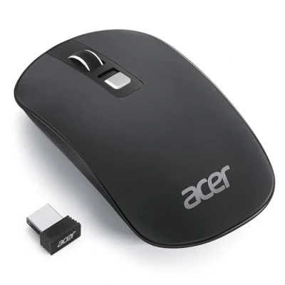 Abbildung von acer Ultradünne Maus Kabellose, Tragbare 2,4 GHz Funkmaus, Wireless Mouse mit 800/1200/1600 einstellbare DPI, 4 Tasten Kabellos Computermaus, Laptop, Dell XPS, ASUS, Surface