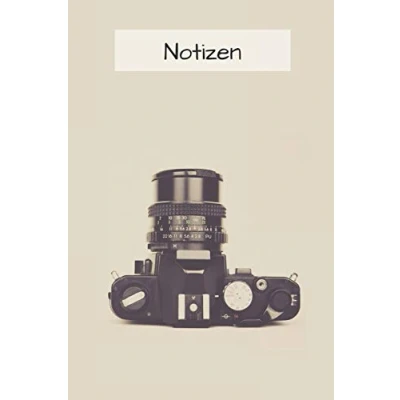 Abbildung von Analoge Fotografie Notizbuch: blanko Tagebuch / Notizbuch ohne Zeilen mit 120 Seiten A5+ Softcover