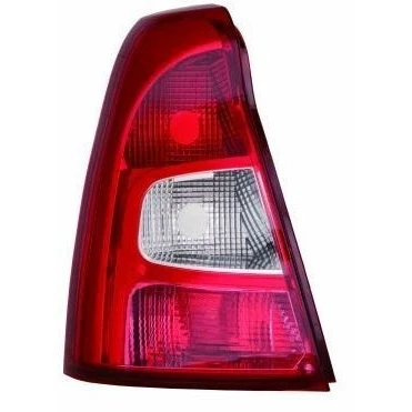 Abbildung von ABAKUS 551 1987L LD UE Rückleuchte links äusserer Teil PY21W, P21W, P21/5W ohne Lampenträger, Glühlampe DACIA: Logan I Saloon