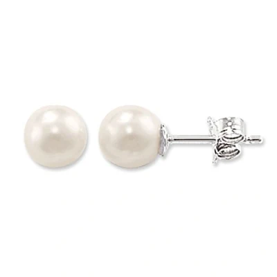 Abbildung von Thomas SABO Perlenohrstecker Klein Ohrringe, Damen, Größe: One Size, Silver coloured, white