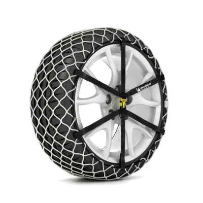 Abbildung von Michelin Easy Grip Limited 008335 Schneeketten mit Kettenspanner Montageanleitung, Aufbewahrungstasche Stahl