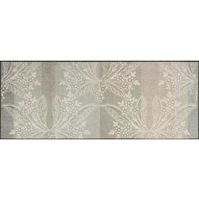 Abbildung von wash+dry Fußmatte, Floral Lace 75x190cm, innen, waschbar, grau